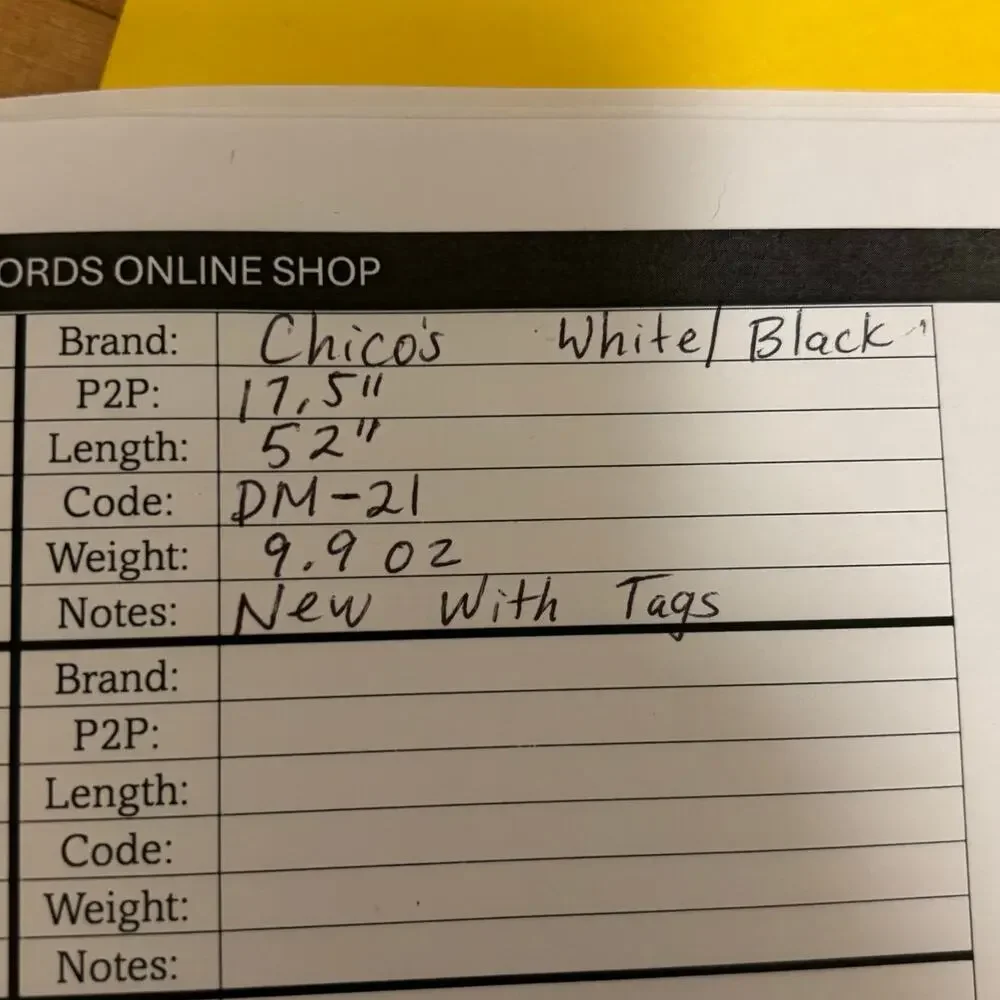 Chico’s Maxi Dress NWT Sz 1 White Black Colorblock Sleeveless Asymmetrical Fairy - Picture 10 of 10